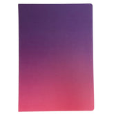 Acar Termo Deri Esnek Kapaklı Degrade Mor Pembe 21*30 Cm A4 Çizgili Defter