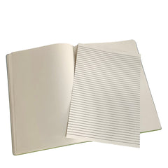 Acar Termo Deri Esnek Kapaklı Degrade Turkuaz-Yeşil 21*30 Cm A4 Çizgisiz Defter