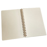 Acar Spiralli Termo Deri Esnek Kapaklı Degrade Yeşil Mor16*24 Cm Çizgili Defter