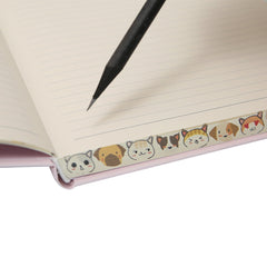 Pinky 16*21,5cm 304 Sayfa 70gr. İvory Çizgili Kenar Sayfa Boyamalı Defter