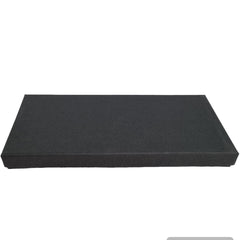 Acar Mukavva Üzeri Fantazi Kağıt Sıvama 27*13*2,5 cm Siyah Hediyelik Kutu