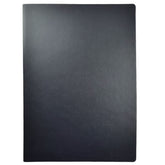Acar Termo Deri Baskısız Esnek Kapaklı Yan Kenar Boyamalı 21*30 cm 128 Sayfa Dot(Noktalı) Planner Defter Siyah-Kırmızı