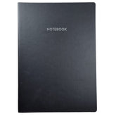 Acar Termo Deri Esnek Kapaklı 21*30 cm 128 Sayfa Dot(Noktalı) Tarihsiz Planner Defter Siyah-Gri