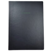 Acar Termo Deri Esnek Kapaklı 21*30 cm 128 Sayfa Dot(Noktalı) Tarihsiz Planner Defter Siyah-Yeşil