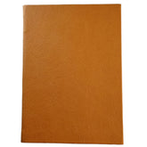 Acar Termo Deri Esnek Kapaklı 10,5*15 cm 160 Sayfa Kareli Defter Turuncu