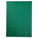 Acar Termo Deri Esnek Kapaklı 10,5*15 cm 160 Sayfa Kareli Defter Yeşil