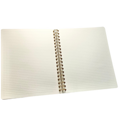 Acar Spiralli Termo Deri Esnek Kapaklı Degrade Turuncu 20*25 cm 240 Sayfa Defter