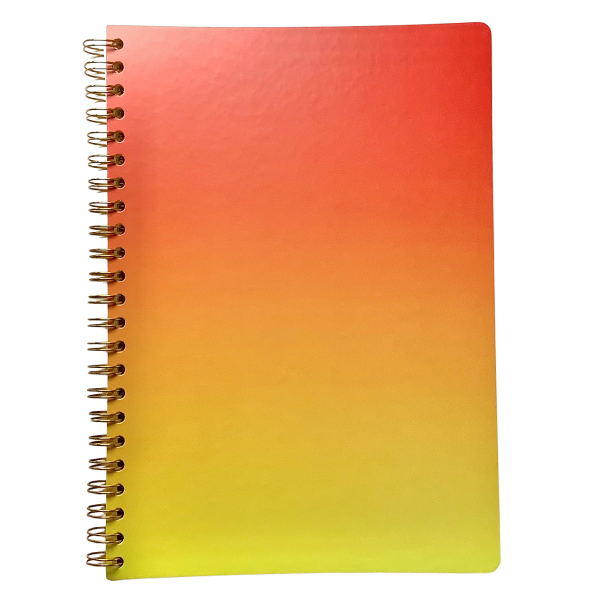 Acar Spiralli Termo Deri Esnek Kapaklı Degrade Turuncu 21*30 cm 240 Sayfa Defter