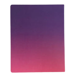 Acar Termo Deri Esnek Kapaklı Degrade Mor Pembe 20*25 Cm  Çizgili Defter