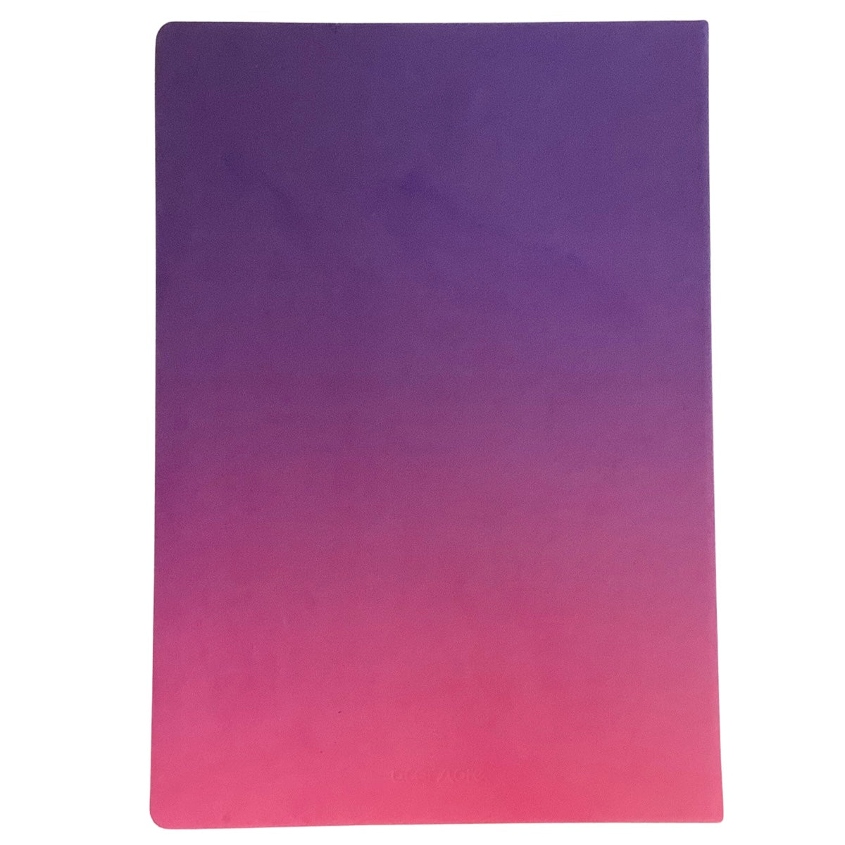 Acar Termo Deri Esnek Kapaklı Degrade Mor Pembe 21*30 Cm A4 Çizgili Defter