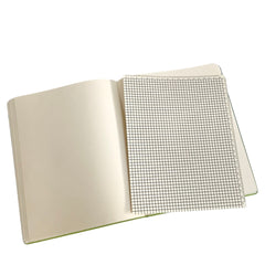 Acar Termo Deri Esnek Kapaklı Degrade Turkuaz-Yeşil 20*25 Cm Çizgisiz Defter
