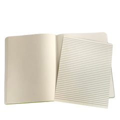 Acar Termo Deri Esnek Kapaklı Degrade Turkuaz-Yeşil 20*25 Cm Çizgisiz Defter