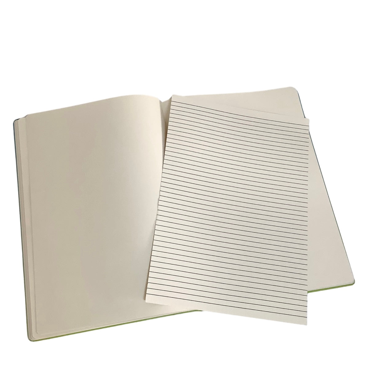 Acar Termo Deri Esnek Kapaklı Degrade Turkuaz-Yeşil 21*30 Cm A4 Çizgisiz Defter
