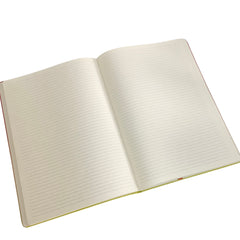 Acar Termo Deri Esnek Kapaklı Degrade Turuncu Sarı 20*25 Cm  Çizgili Defter