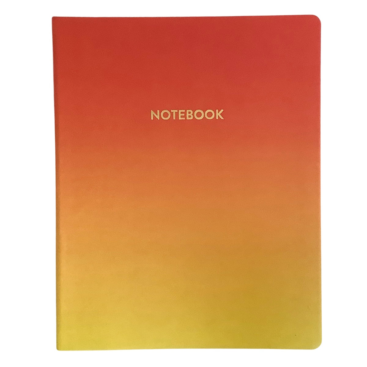 Acar Termo Deri Esnek Kapaklı Degrade Turuncu Sarı 20*25 Cm Çizgisiz Defter