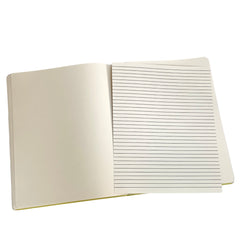 Acar Termo Deri Esnek Kapaklı Degrade Turuncu Sarı 20*25 Cm Çizgisiz Defter