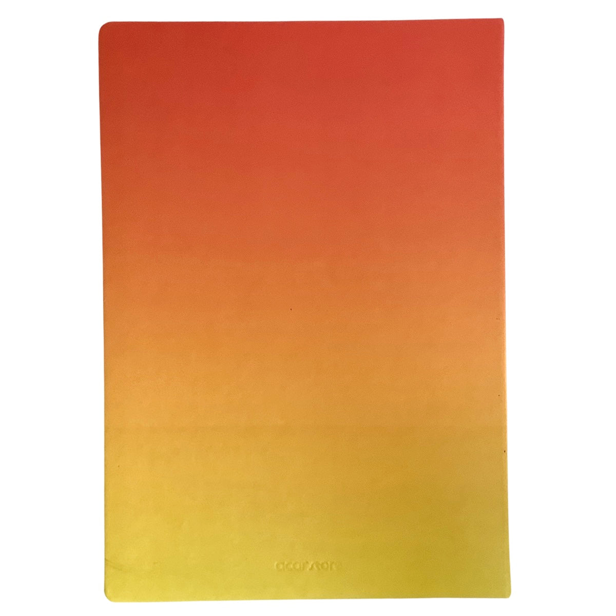 Acar Termo Deri Esnek Kapaklı Degrade Turuncu-Sarı 21*30 Cm A4 Çizgisiz Defter