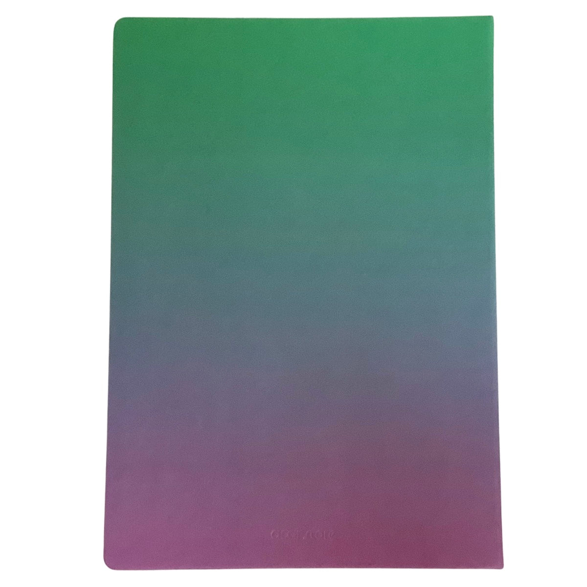 Acar Termo Deri Esnek Kapaklı Degrade Yeşil Mor 21*30 Cm A4 Çizgisiz Defter