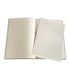 Acar Termo Deri Esnek Kapaklı Degrade Yeşil Mor 20*25 Cm  Çizgisiz Defter