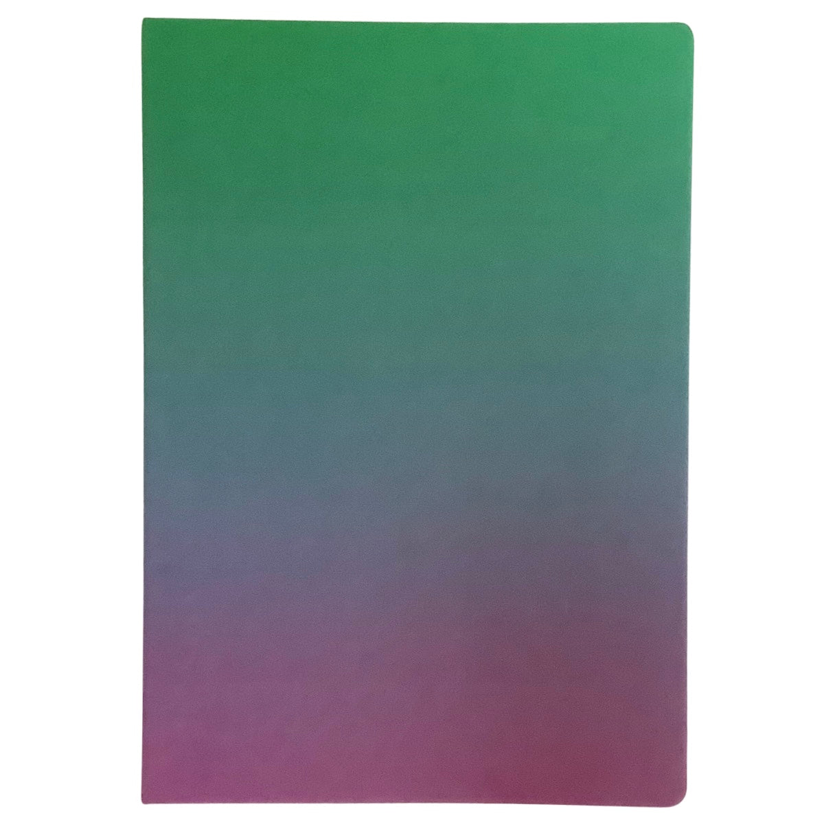 Acar Termo Deri Esnek Kapaklı Degrade Yeşil Mor 21*30 Cm A4 Çizgili Defter