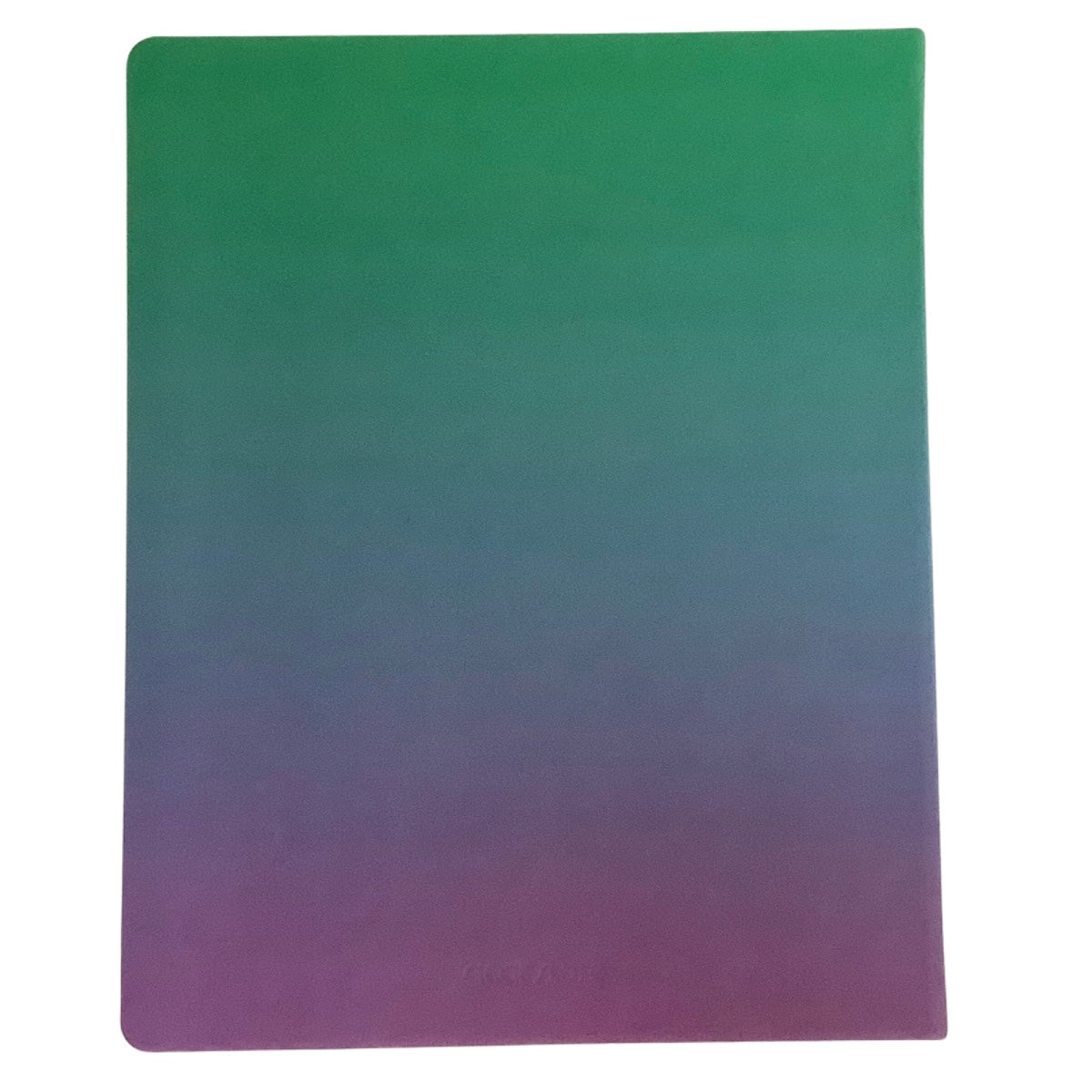Acar Termo Deri Esnek Kapaklı Degrade Yeşil Mor 20*25 Cm Çizgili Defter