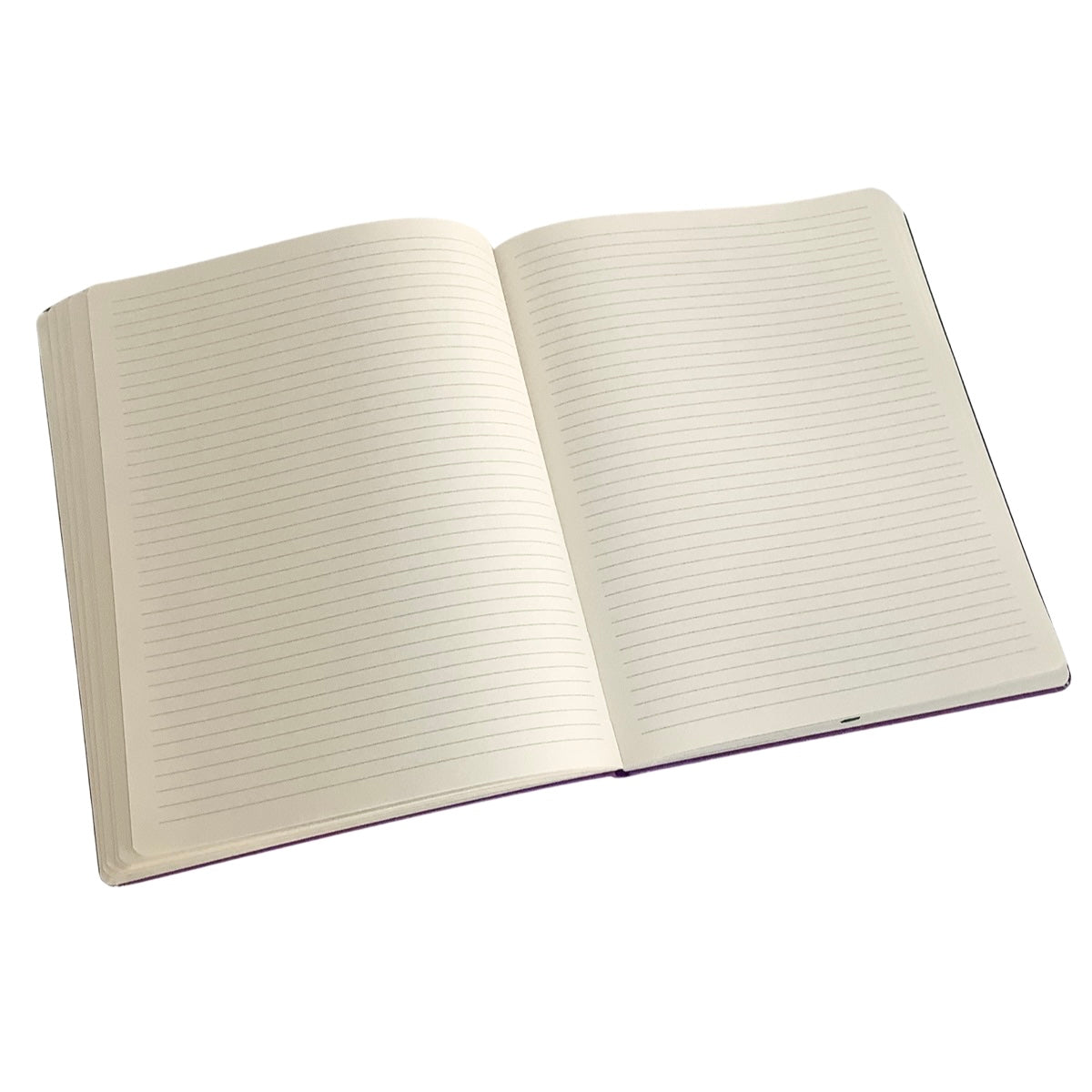 Acar Termo Deri Esnek Kapaklı Degrade Yeşil Mor 20*25 Cm Çizgili Defter