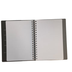 Acar Timex Soft Defter 16*23,5cm 256 Sayfa Yarı Gizli Spiralli Çizgisiz Gri