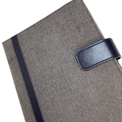 Acar Keçe Kapaklı Mıknatıs Patlı 18,5*23 cm 240 Sayfa Tarihsiz Planlayıcı Organizer Gri