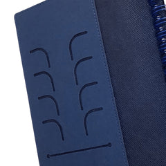 Acar Timex Soft Defter 16*23,5cm 256 Sayfa Yarı Gizli Spiralli Çizgili Lacivert