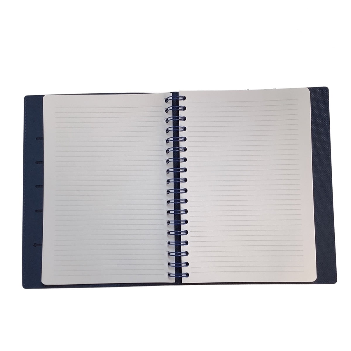 Acar Timex Soft Defter 16*23,5cm 256 Sayfa Yarı Gizli Spiralli Çizgili Lacivert