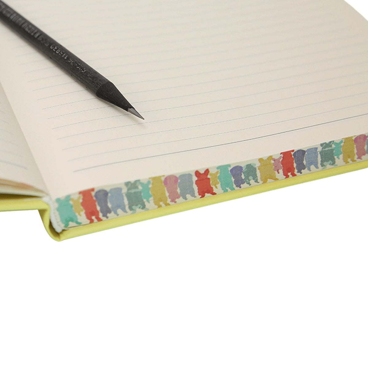 Amarillo 16*21,5cm 304 Sayfa 70 gr. İvory Çizgili Kenar Sayfa Boyamalı Defter