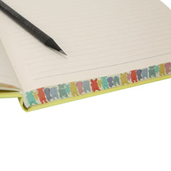 Amarillo 16*21,5cm 304 Sayfa 70 gr. İvory Çizgili Kenar Sayfa Boyamalı Defter