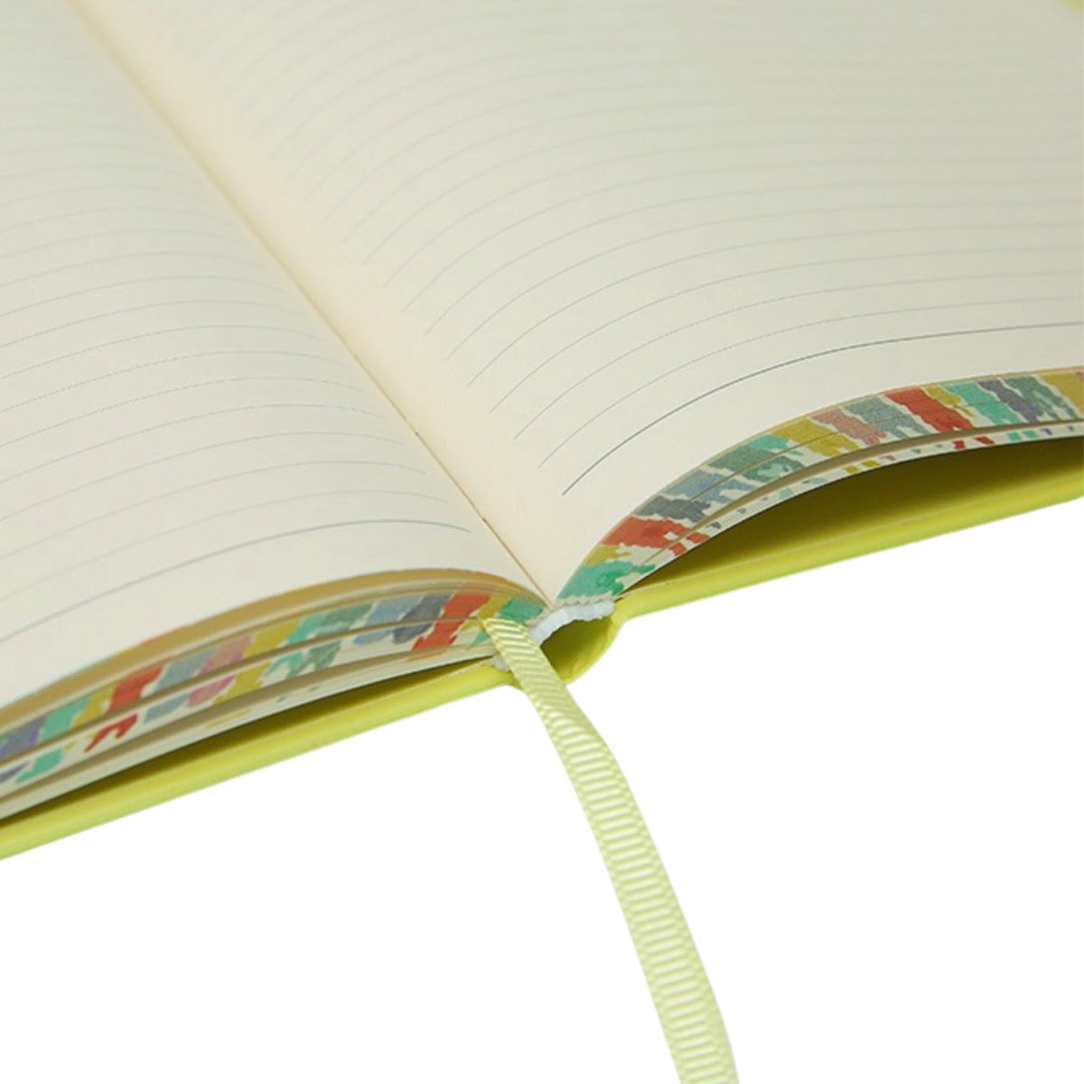 Amarillo 16*21,5cm 304 Sayfa 70 gr. İvory Çizgili Kenar Sayfa Boyamalı Defter
