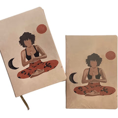 Acar Yoga Termo Deri Esnek Kapaklı 14,5*21 cm Çizgili 256 Sayfa Defter