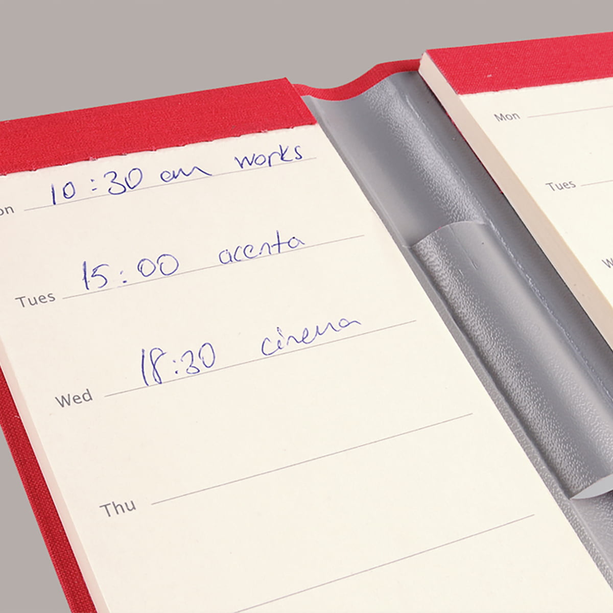 Acar Arwey Ando 9*14,5 cm 104*2 Sayfa 70 gr. İvory Haftalık Planlı Defter