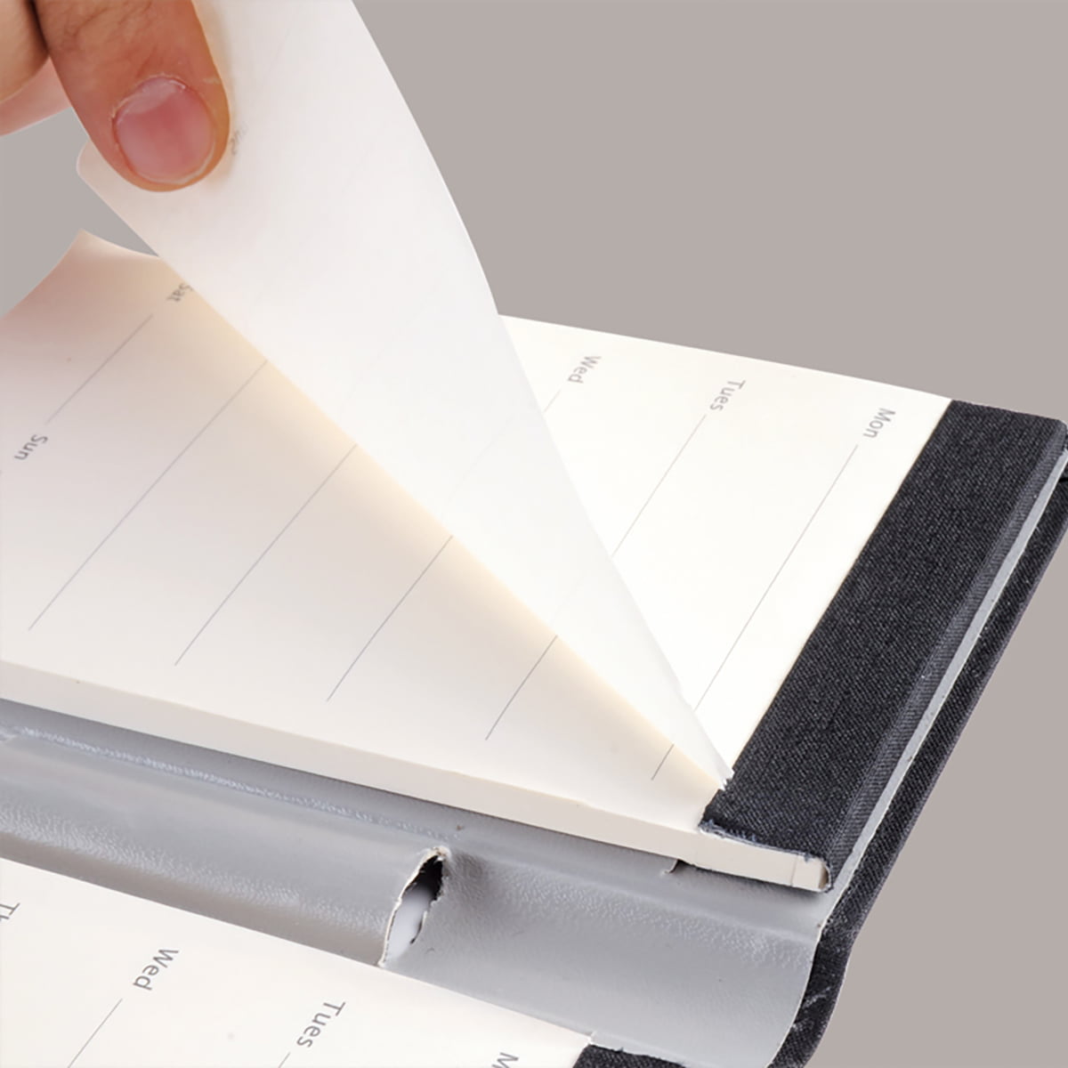 Acar Arwey Ando 9*14,5 cm 104*2 Sayfa 70 gr. İvory Haftalık Planlı Defter