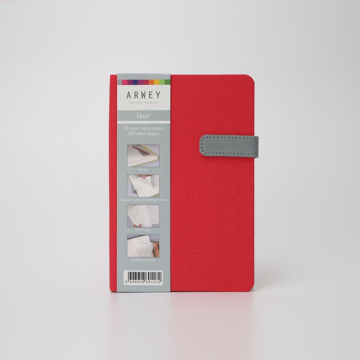 Acar Arwey Laur 11*16,5cm 208 Sayfa 70 gr. İvory Çizgisiz Defter