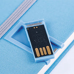 Acar Arwey Log 16*21,5cm 256 Sayfa 70 gr. İvory Çizgili Usb'li Defter