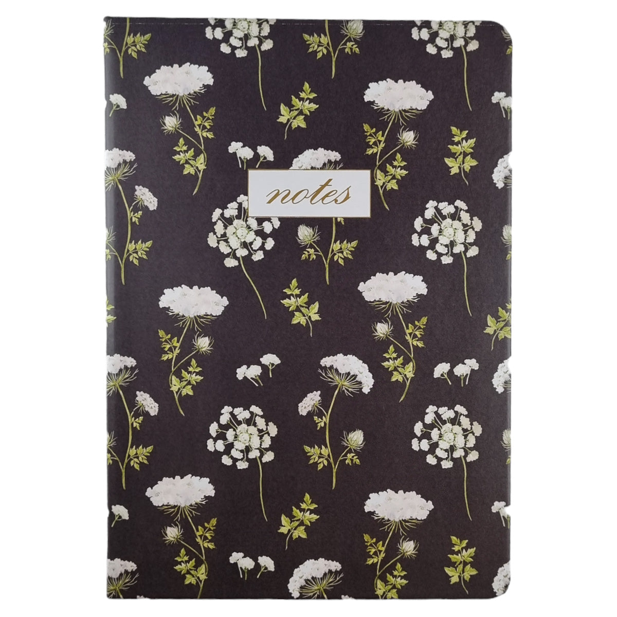 Acar Beyaz Çiçekli Termo Esnek Kapaklı Çizgili 14,3*20,5 Cm 256 Sayfa Defter