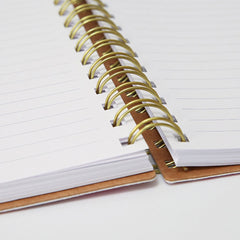 Acar Juno 14,5*21 cm Spiralli Çizgili 80 gr 1.Hamur 256 Sayfa Defter