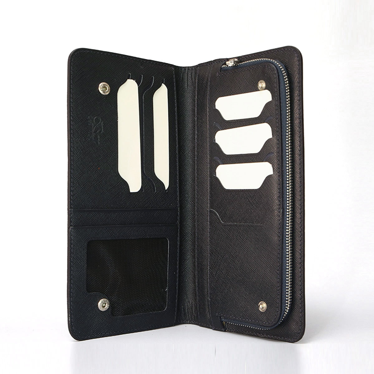 Acar Keops Gerçek Deri Fermuarlı Çıtçıtlı Cüzdan 11*21 cm