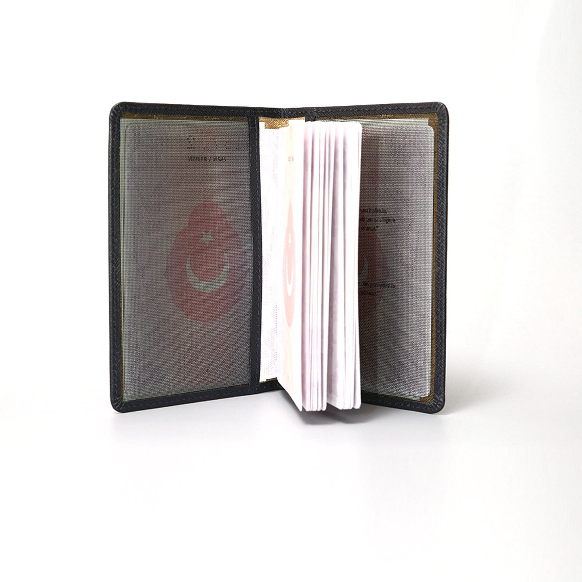 Acar Keops Gerçek Deri Pasaportluk Pasaport Kılıfı Seyahat Cüzdanı 14,4*9,6 cm