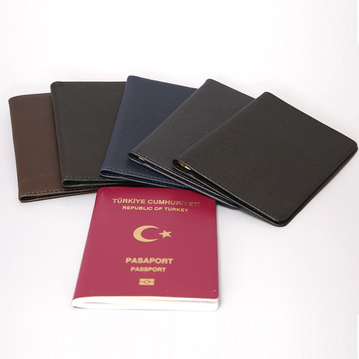Acar Keops Gerçek Deri Pasaportluk Pasaport Kılıfı Seyahat Cüzdanı 14,4*9,6 cm