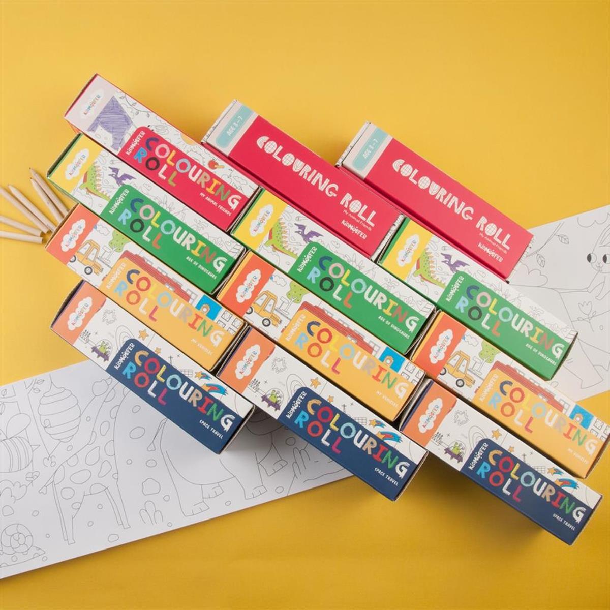 Boyama Rulosu Colouring Roll 3-7 Yaş