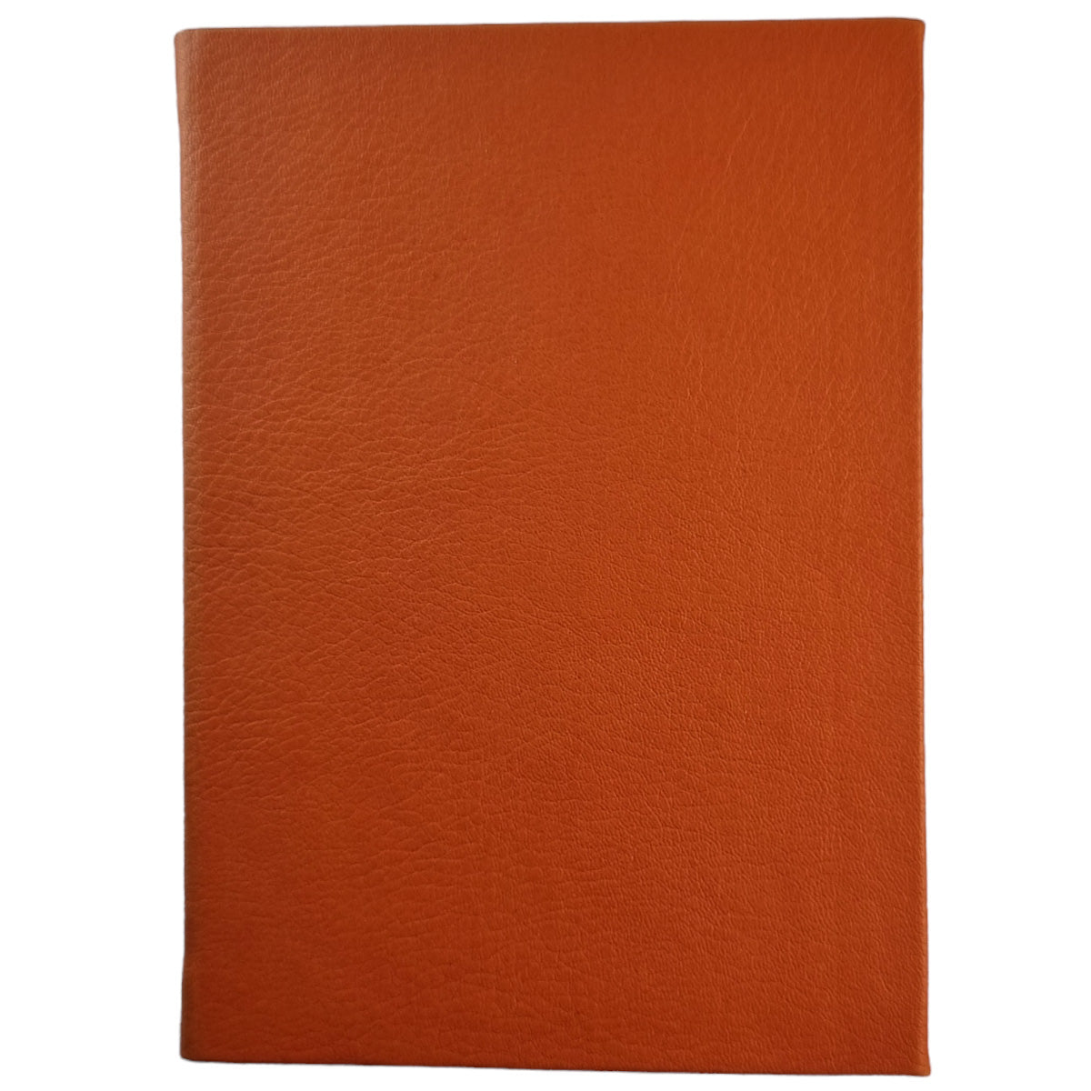Acar Termo Deri Esnek Kapaklı 10,5*15 cm 160 Sayfa Kareli Defter Koyu Turuncu