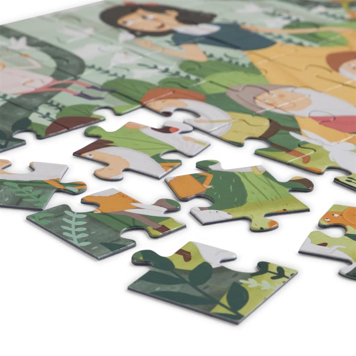 Masal Karekterleri Puzzle Yapboz 48 Parça 3+ Yaş