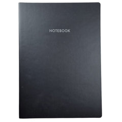Acar Termo Deri Esnek Kapaklı  21*30 cm 128 Sayfa Dot(Noktalı) Tarihsiz Planner Defter Siyah-Gri