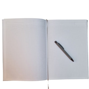 Acar Termo Deri Esnek Kapak 21*30 cm 128 Sayfa 1.Hamur 100 gr Kareli Defter