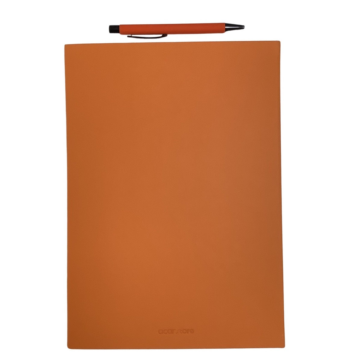 Acar Termo Deri Esnek Kapaklı  21*30 cm 128 Sayfa Çizgili-Kareli-Dot-Çizgisiz Sayfalı Defter Koyu Turuncu