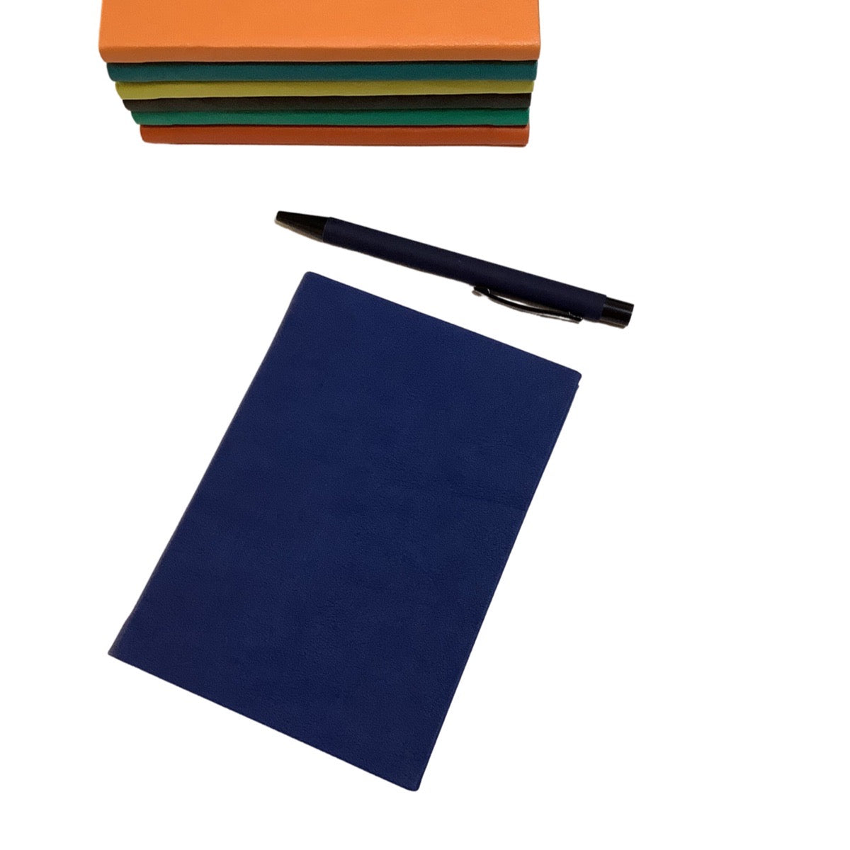 Acar Termo Deri Esnek Kapaklı 10,5*15 cm 160 Sayfa Kareli Defter Lacivert